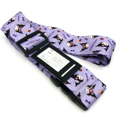 Japan Sanrio Suitcase Belt Luggage Strap - Kuromi : Travel Relax