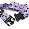 Japan Sanrio Suitcase Belt Luggage Strap - Kuromi : Travel Relax - 2