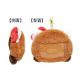 Japan Sanrio Face Pass Case with Reel - Hello Kitty : Cheers Banzai Series Red Panda - 2