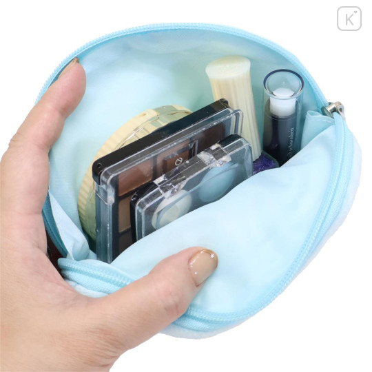 Japan Sanrio Round Cosmetic Pouch (S) - Cinnamoroll : Cheers Banzai Series Cat - 3