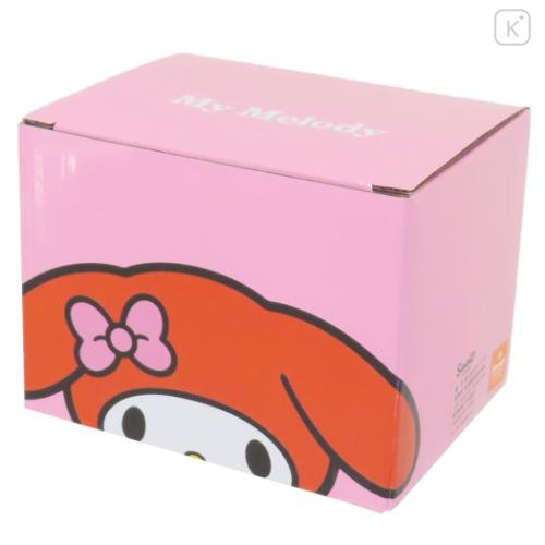 Japan Sanrio Heat-Resistant Glass Mug - My Melody : Face - 4