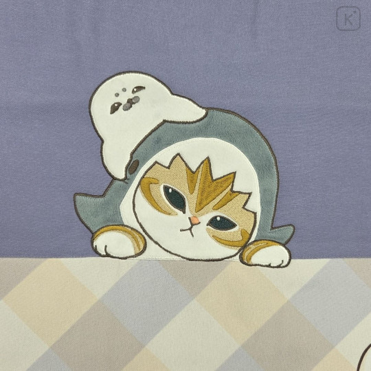 Japan Mofusand Apron - Shark Cat & Sea Otter Blue - 3