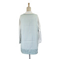 Japan Mofusand Apron - Hedgehog Cat & Butterfly Blue Stripe - 6