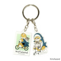 Japan Mofusand Acrylic Keychain Bag Charm - Shark Cat Nyan Good Friendship Day Bike - 1