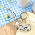 Japan Mofusand Acrylic Keychain Bag Charm - Shark Cat Nyan Good Friendship Day Bike - 2