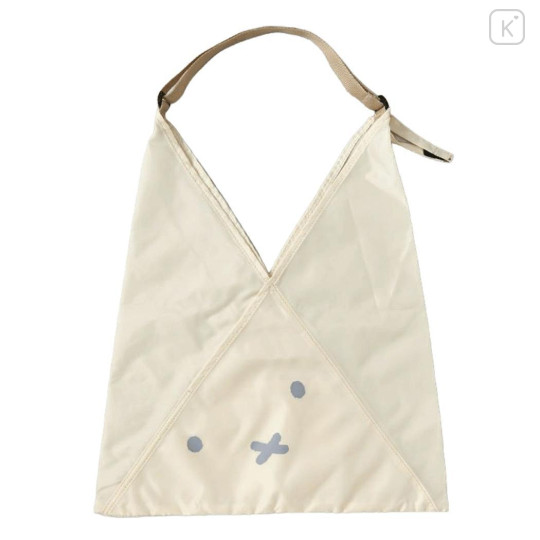 Japan Miffy Zowie Tote Bag - Miffy : Face Ivory Azuma Bag - 1