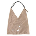 Japan Miffy Zowie Tote Bag - Miffy : Face Light Brown Azuma Bag - 1
