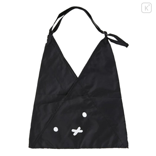 Japan Miffy Zowie Tote Bag - Miffy : Face Black Azuma Bag - 1