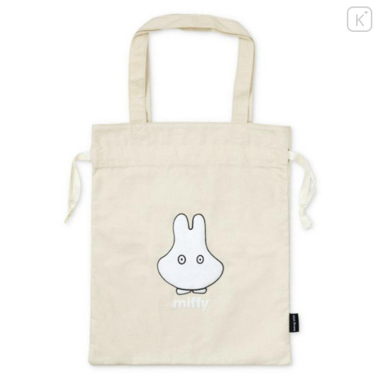 Japan Miffy Drawstring Tote Bag - Miffy : Ghost - 1