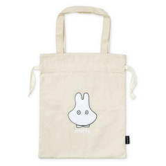 Japan Miffy Drawstring Tote Bag - Miffy : Ghost