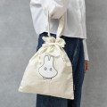 Japan Miffy Drawstring Tote Bag - Miffy : Ghost - 4