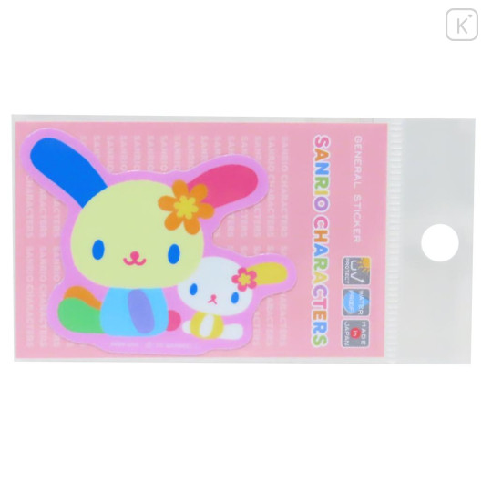 Japan Sanrio Vinyl Sticker - Usahana : Friend - 1