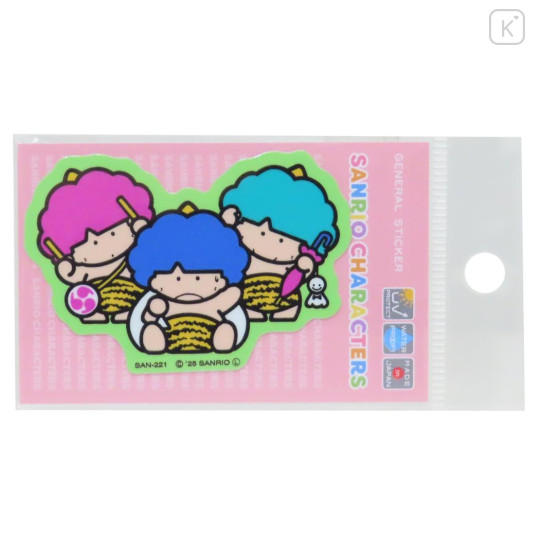 Japan Sanrio Vinyl Sticker - Goropikadon : Retro - 1