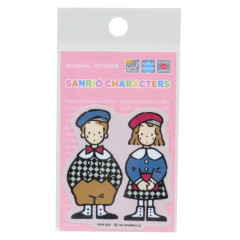 Japan Sanrio Vinyl Sticker - Vaudeville Duo : Retro