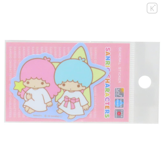 Japan Sanrio Vinyl Sticker - Little Twin Stars : Sitting - 1