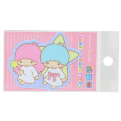 Japan Sanrio Vinyl Sticker - Little Twin Stars : Sitting
