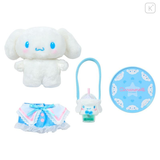 Japan Sanrio Original Starter Plush Doll Set - Cinnamoroll - 4