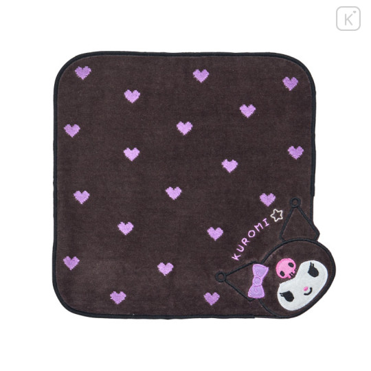 Japan Sanrio Original Petit Towel - Kuromi : Corner - 1
