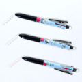 Japan Peanuts FriXion Ball 3 Slim Color Multi Erasable Gel Pen - Snoopy & Woodstock : Comic Scene Playing Doll - 3