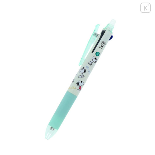 Japan Peanuts FriXion Ball 3 Slim Color Multi Erasable Gel Pen - Snoopy & Woodstock : Joe Cool Mint - 1