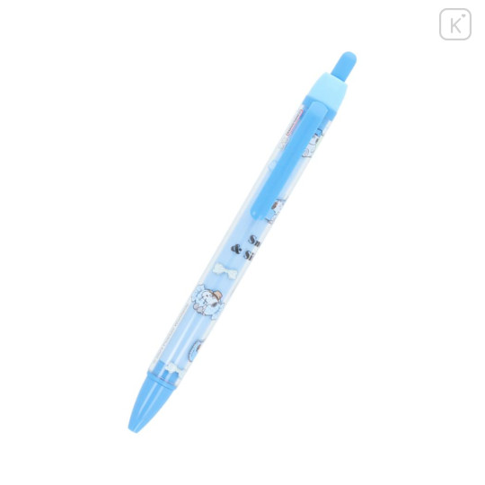 Japan Peanuts Ballpoint Pen - Snoopy : Relax Sibling Light Blue - 2