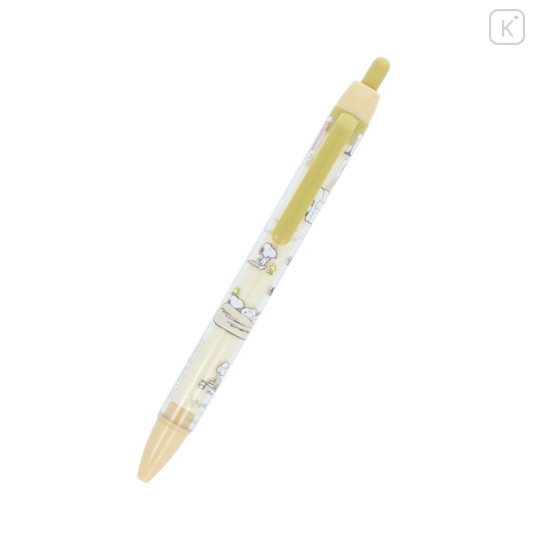 Japan Peanuts Ballpoint Pen - Snoopy : Relax Sibling Beige - 2