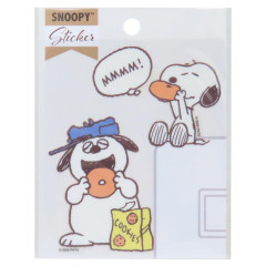 Japan Peanuts Wall Sticker - Snoopy : Enjoy Cookie on Switch