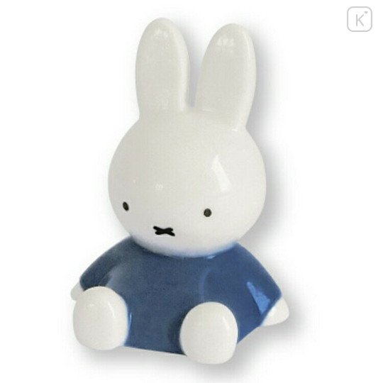 Japan Miffy Porcelain Chopstick Rest - Miffy : Sitting Blue Dress - 1