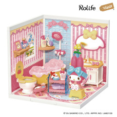 Japan Sanrio DIY Miniature House Set - My Melody : Bathroom Rolife