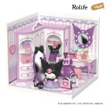 Japan Sanrio DIY Miniature House Set - Kuromi : Dressing Room Rolife - 1