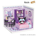 Japan Sanrio DIY Miniature House Set - Kuromi : Bedroom Rolife - 1