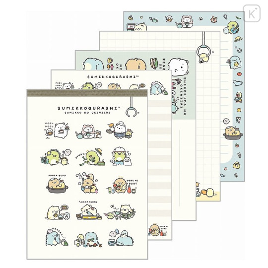 Japan San-X A6 Notepad - Sumikko Gurashi : Sumikko's Favorite Light Yellow - 1