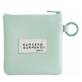 Japan San-X Mini Flat Pouch Multi-Case with Carabiner - Sumikko Gurashi : Sumikko's Favorite Tonkatsu Fried Pork & Ebifurai - 2