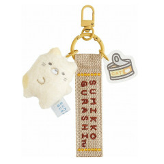 Japan San-X Mascot Keychain - Sumikko Gurashi : Sumikko's Favorite Neko & Food