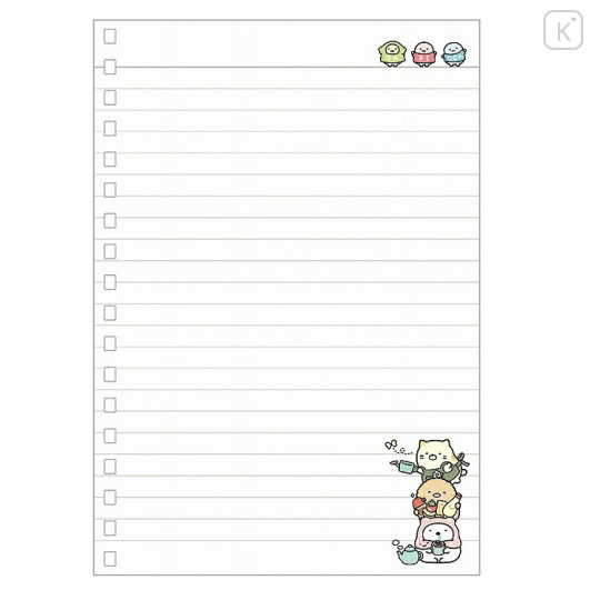 Japan San-X B6SP Notebook - Sumikko Gurashi : Sumikko's Favorite Light Brown - 2