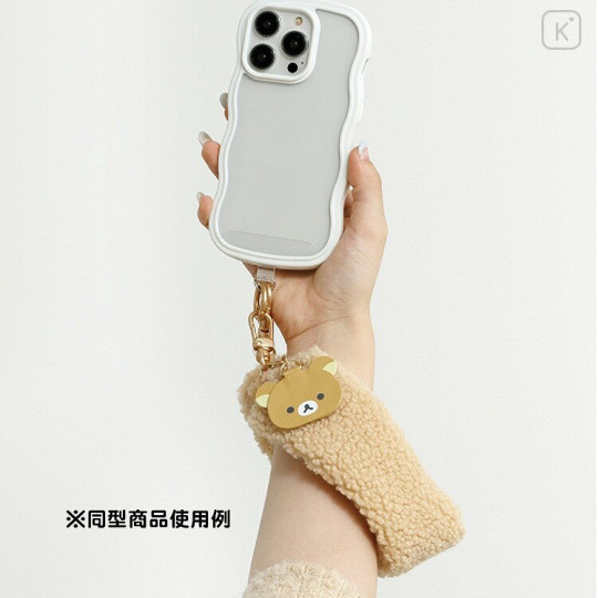 Japan San-X Hand Strap Phone Charm - Korilakkuma : New Basic Rilakkuma Fluffy - 3