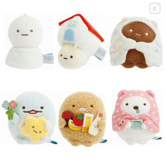 Japan San-X Tenori Plush (SS) Set - Sumikko Gurashi : Sumikko's Favorite - 1