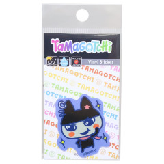 Japan Tamagotchi Vinyl Sticker - Kuromametchi Glitter