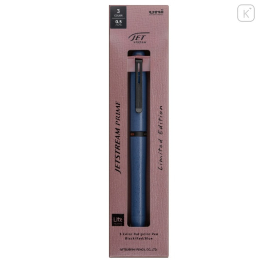 Japan Uni Jetstream Prime Twist 3 Color Multi Ballpoint Pen - 0.5mm Indigo - 1