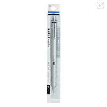 Japan Tombow Mono Graph Fine Mechanical Pencil - 0.3mm Silver - 1