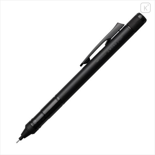 Japan Tombow Mono Graph Tune Mechanical Pencil - 0.5mm Full Black - 2