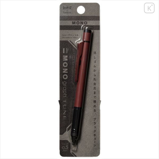 Japan Tombow Mono Graph Tune Mechanical Pencil - 0.5mm Deep Red - 1