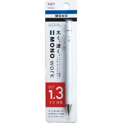 Japan Tombow Mono Work Mechanical Pencil - 1.3mm White