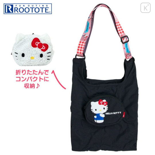 Japan Sanrio Rootote Roo Shopper Mid 2way Bag - Hello Kitty - 1