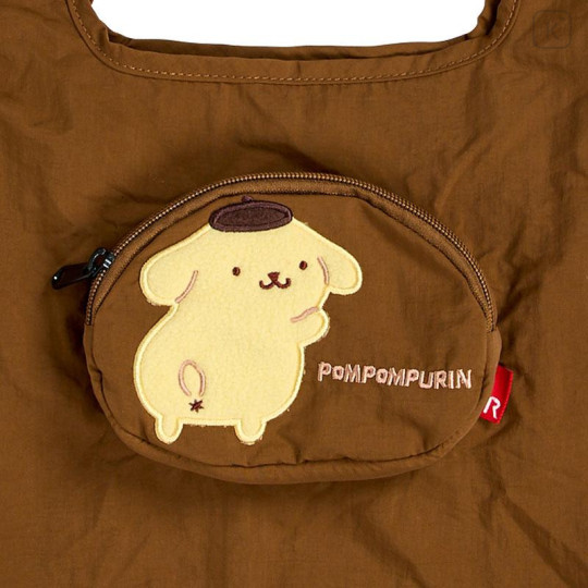 Japan Sanrio Rootote Roo Shopper Mid 2way Bag - Pompompurin - 6