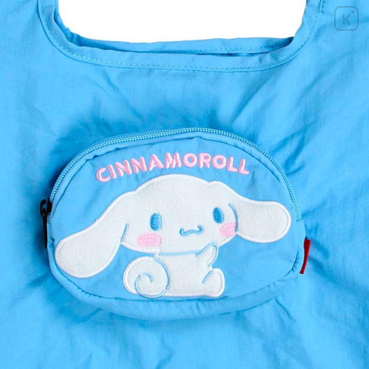 Japan Sanrio Rootote Roo Shopper Mid 2way Bag - Cinnamoroll - 6
