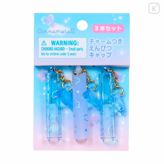 Japan Sanrio Original Charm Pencil Cap Set - Cinnamoroll - 1