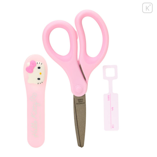 Japan Sanrio Original Scissors with Cap - Hello Kitty : Face - 2