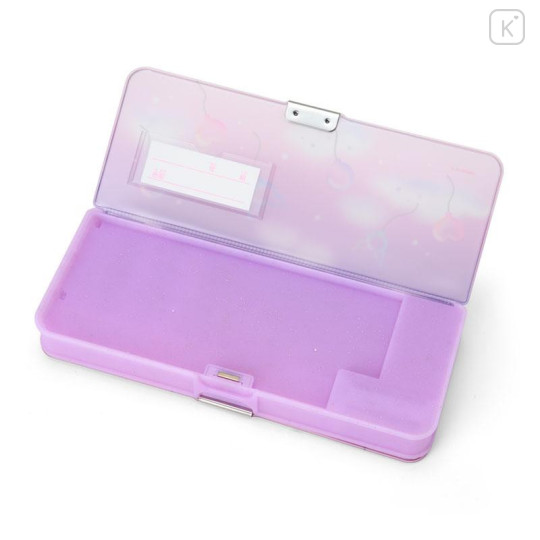 Japan Sanrio Original Double-opening Pencil Case - Kuromi - 4