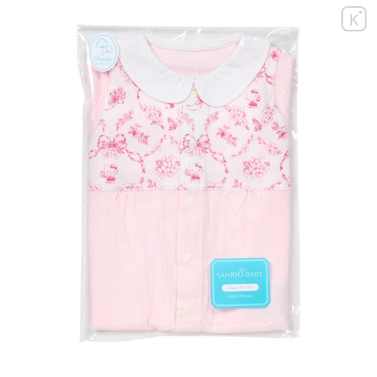 Japan Sanrio Original 2way Baby Romper 50-70cm - Hello Kitty : Sanrio Baby - 4